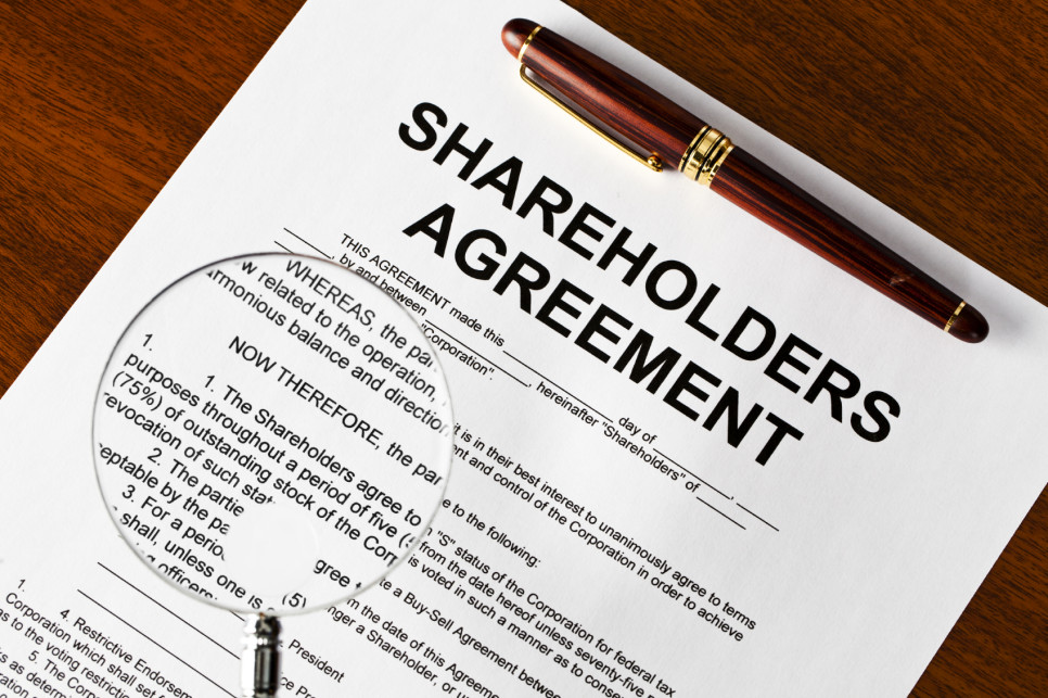 shareholders agreement template